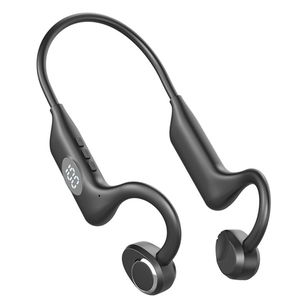 Bones Conduction Headphones Bluetooth 5.3 Open-ear Sports Headphones With Mic, 8h Usetime Waterproofs Wireless Headset For Running, Cycling, Driving,
