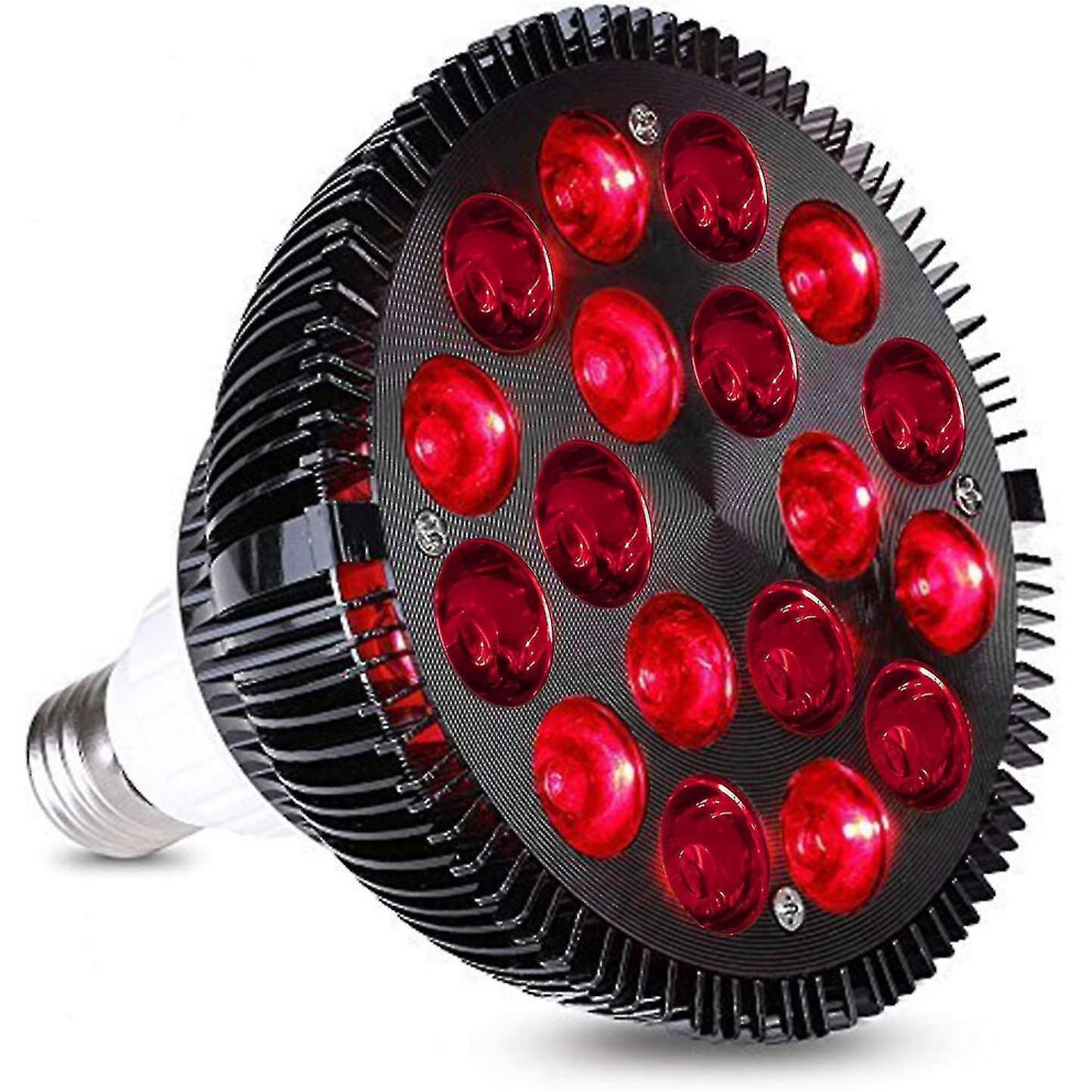 Red Light Therapy Lamp, Wolezek 36w 18 Led Infrared Light Therapy Device, 660nm Red And 850nm Near Infrared Combo Red Light Bulb