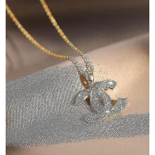 Cc Pendant Necklace High-end Temperament Pendant Necklace Simple And Versatile
