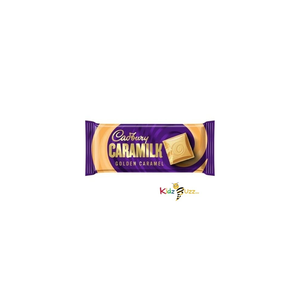 Cadbury Caramilk Golden Caramel Chocolate Bar 90g (Pack of 3)