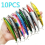 10PCS Fishing Lure Laser Hard Artificial Bait 3D 2