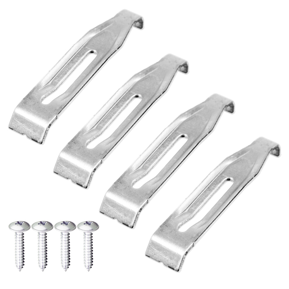 Spares2go Fixing Bracket Installation Kit For Smeg Hob 698290402 (Stainless Steel)