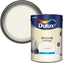 Dulux Matt Emulsion Paint For Walls And Ceilings - Jasmine White 5L