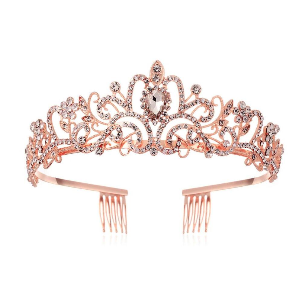 Crown Coiffure Crown Tiara Princess Rhinestone Crown Prom Crystal Headband