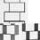 (Black) S-Shaped Bookshelf Wooden 4-tier Storage Bookcase 7