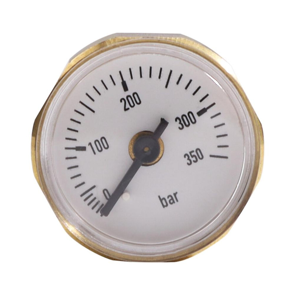 Ed 28mm Dial Precision Air Pressure Gauge Manometer 350bar With 1/8 Inch Bsp Thread For Pcp Adapter