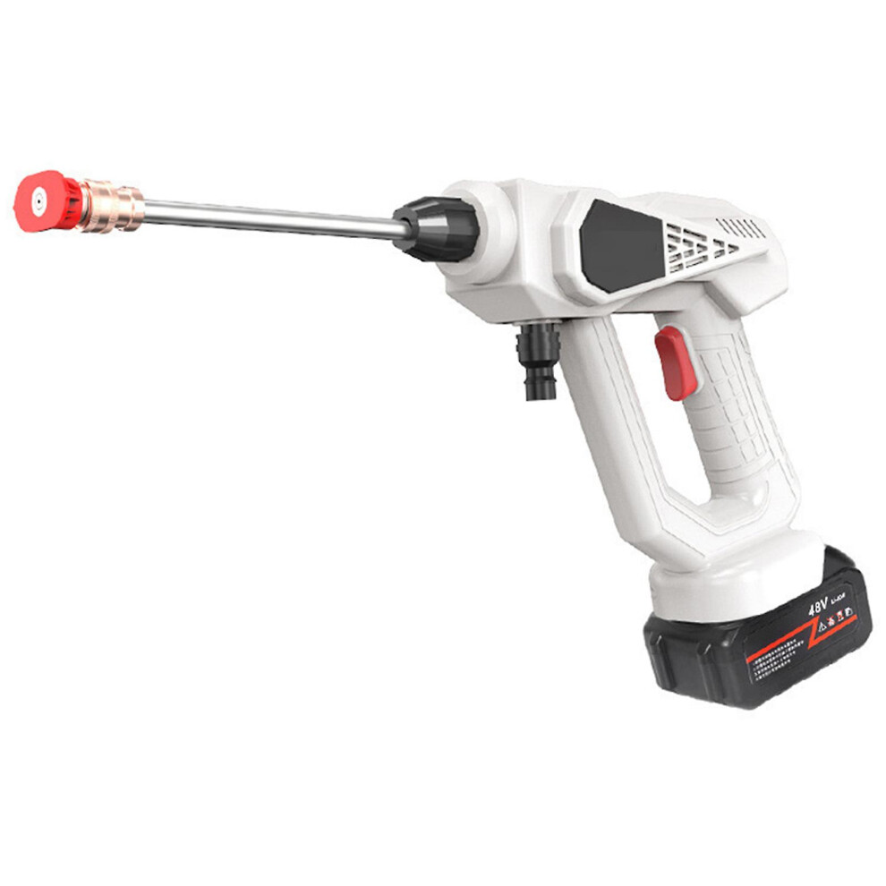 Electric Cordless Car Wash Gun Easy Installation Filtration Wash Gun for Watering Plants Cleaning Use