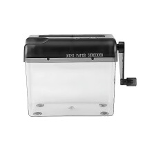 (black) Efficient Shredder For Paper And Documents Portable And Easy To