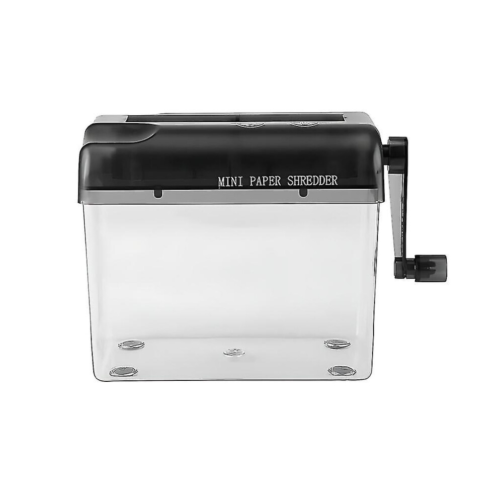 (black) Efficient Shredder For Paper And Documents Portable And Easy To