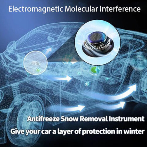 Electromagnetic Molecular Interference Antifreeze Snow Removal Instrument Car, 100% New 1