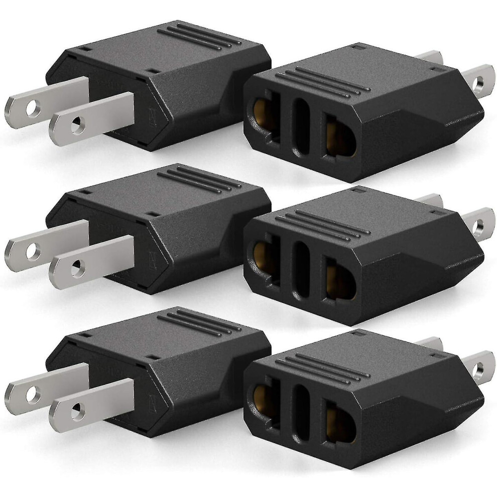 Europe To American Outlet Plug Adapter,  European Eu To Us Travel Power Adapter Plug, Eu/italy To Usa/kanada Outlets Converter Wall Plug Ac Adapters -