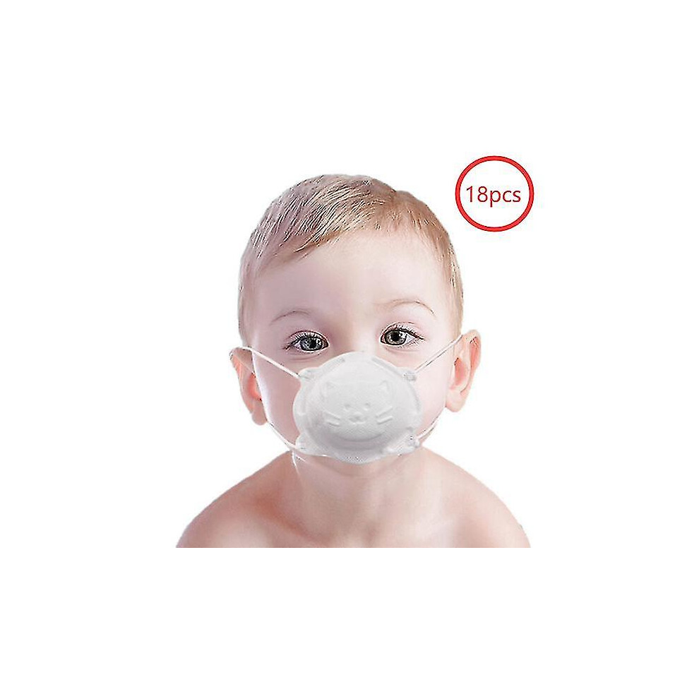 18pcs 6 Months-1 And A Half Years Old Baby Disposable Face Mask