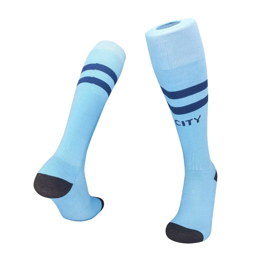 (Home, Kids(EU 30-36)) 23-24 Training Football Socks For Manchester City