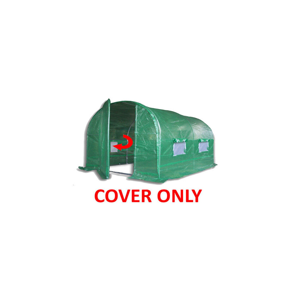 3m x 2m (10' x 7' approx) Pro+ Green Polytunnel Replacement Cover