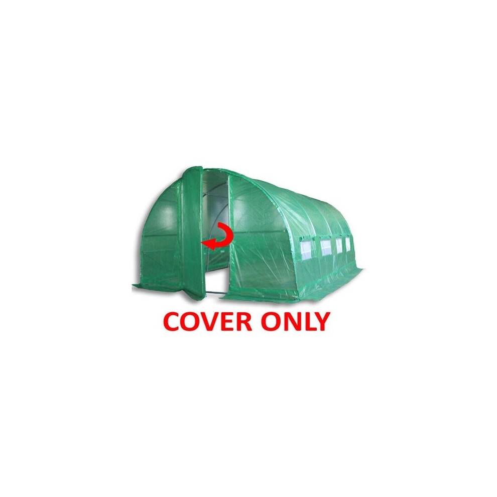 4m x 3m (13' x 10' approx) Pro+ Green Polytunnel Replacement Cover