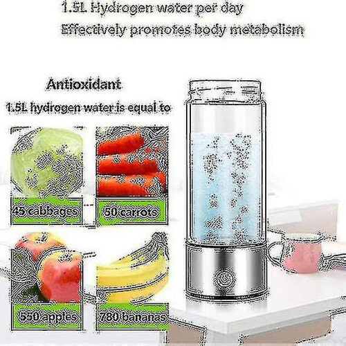 Hydrogen Generator Water Bottle, Real Molecular Hydrogen Rich Water Generator Ionizer Maker Machine -n4870 1