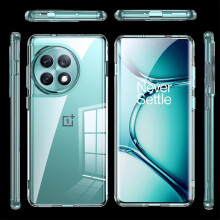 (transparent, no magnet) For Oneplus 12 Case, Thin Transparent Hard Plastic Crystal Cover, Anti-scratch Shookproof Protection Case