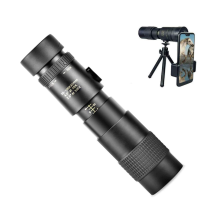Chronus 4K 10-300X40mm Monoculars Kits for Adults Kids(Black)