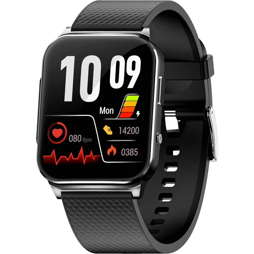 Chronus Smart Watch, Heart Rate, Blood Oxygen, Sleep Tracker, Hrv (Black) Black 6976919864221