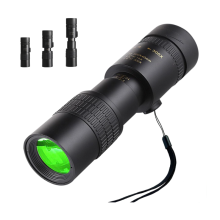 Chronus Upgraded 10-300x40 Monoculars for Adults Zoom(Black)