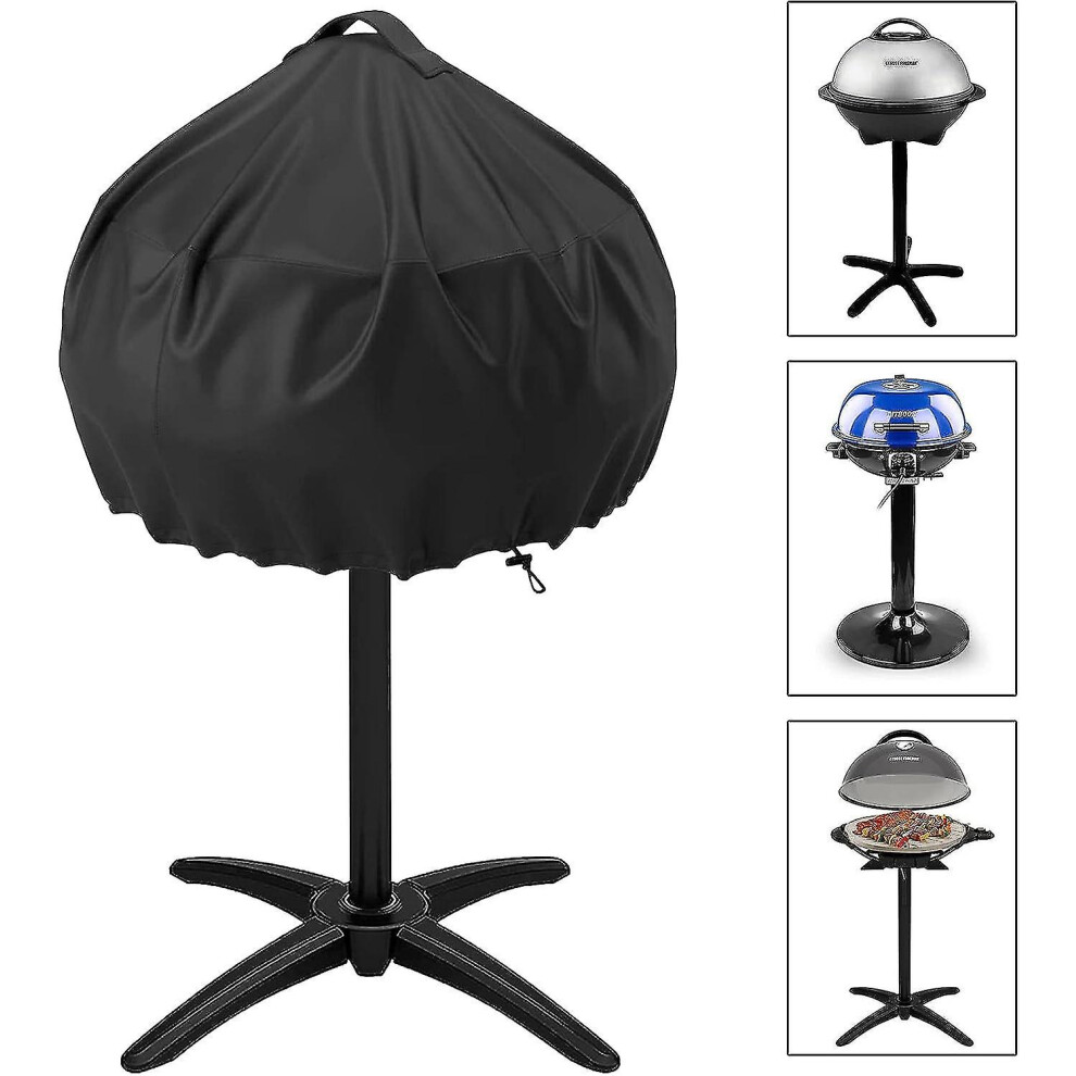Grill Cover For George Foreman, Twopone Electric Bbq Grill Cover Round Grill Cover, Indoor Outdoor Waterproof
