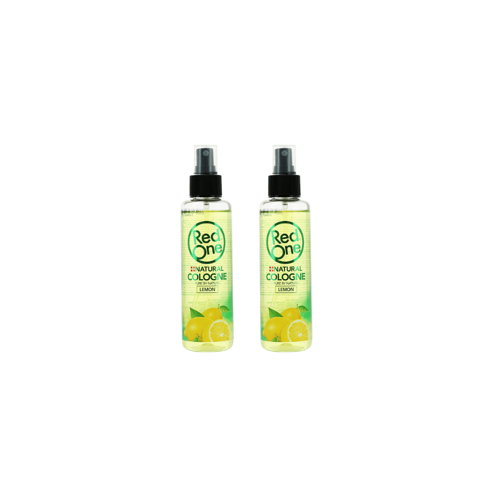 RedOne Lemon After Shave Cologne Spray 150ml x2