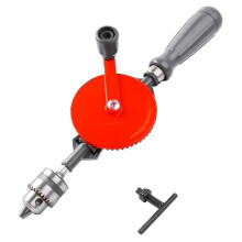 Hand Drill 3/8-inch Capacity-powerful And Speedy, Manual 3/8 Inch Hand Drill, Finely Cast Steel Dou
