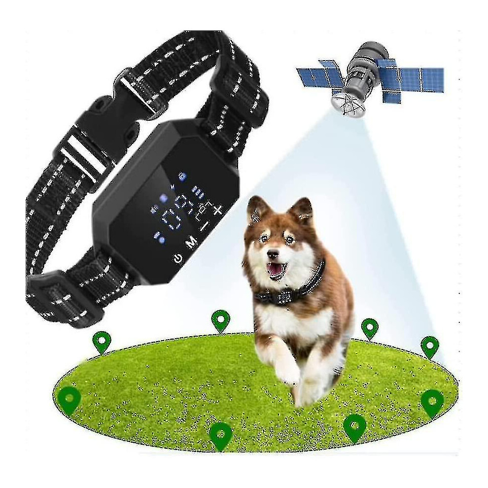 Gps Wireless Dog Fence, 2023 Electric Fence System For Dogs, Portable Gps Wireless Pet Containment System. A