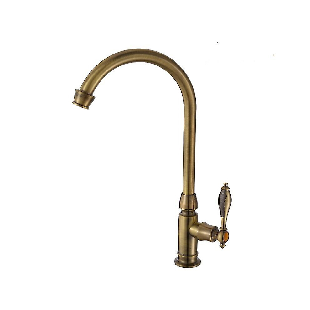 Kitchen Faucet, Antique Brass