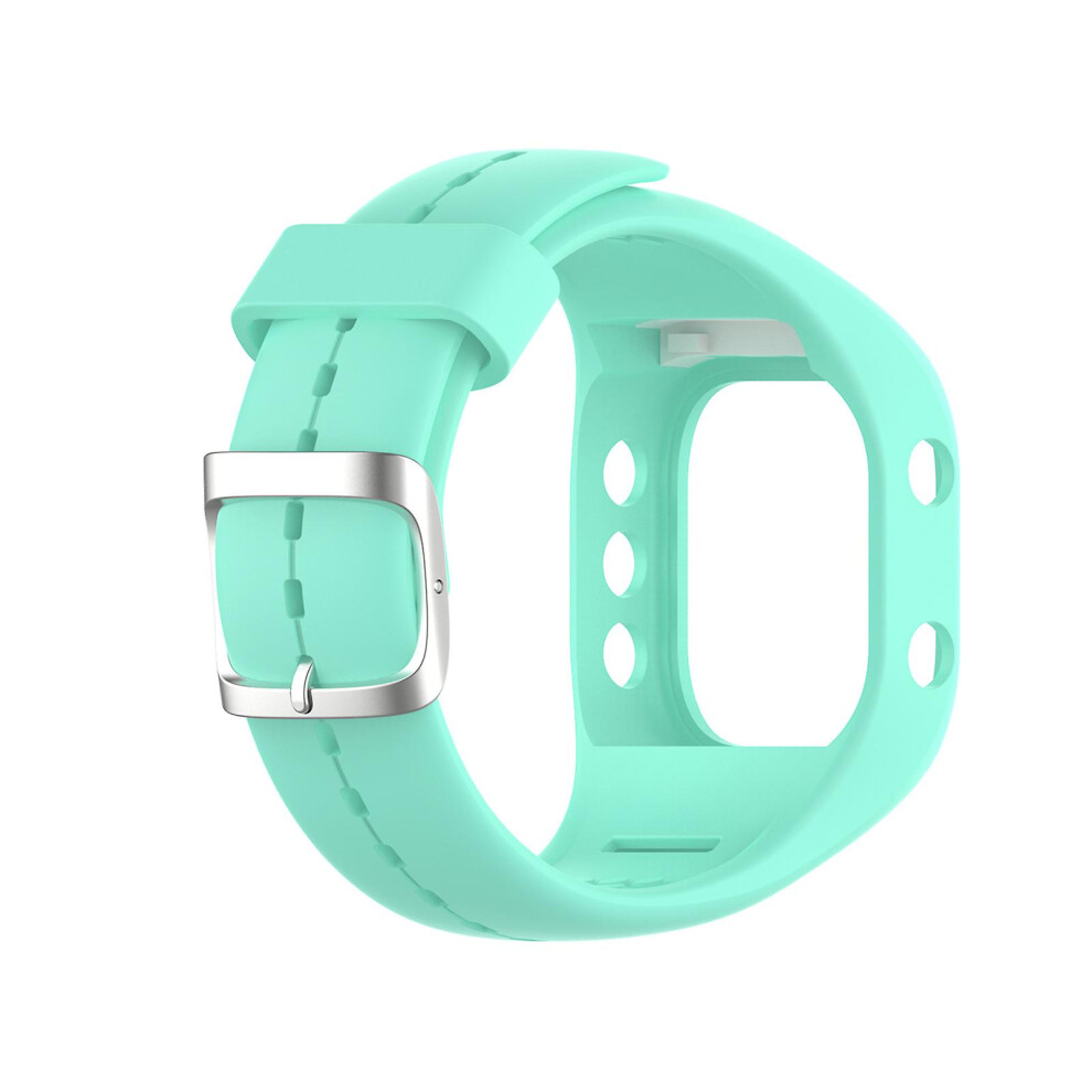 (Teal) Fiauli Watchband Replacement Comfortable Silicone Adjustable Smart Watch Band Strap For Polar A300 Blue 3010291010494