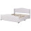 Faux Leather Double Bed Frame with Drawers 6