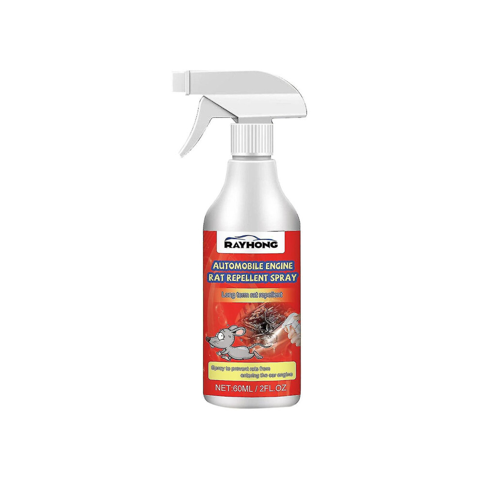 Automobile Engine Rat Mouse Repellent Spray Natural Vehicle Protection 60ml