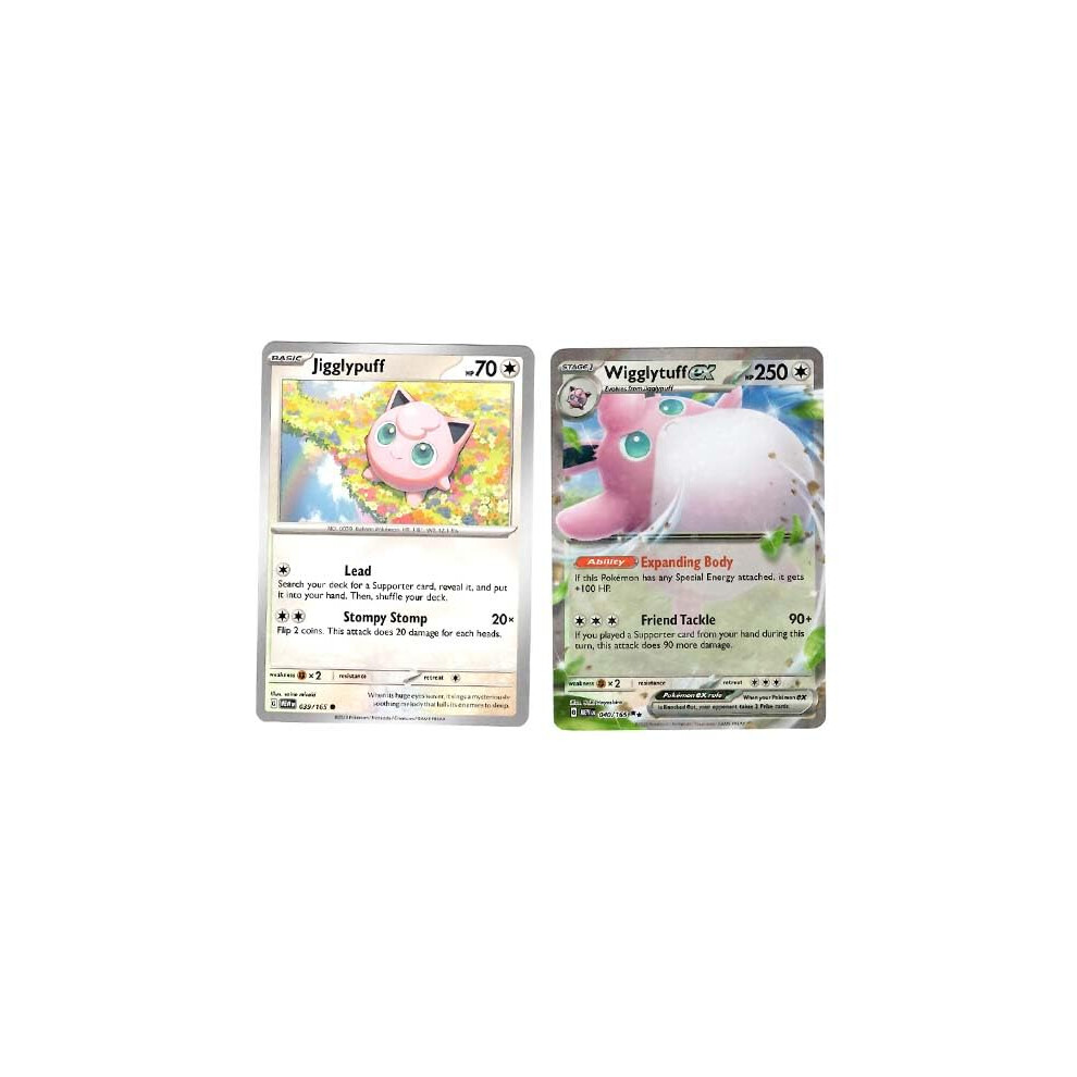 Wigglytuff ex 040/165 - Pokemon 151 - Double Rare - Evolution 2 Card Set -