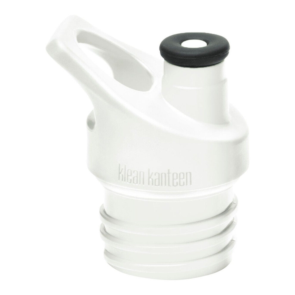 (white) Klean Kanteen Sport Cap Replacement lid suitable for kids + classic bottles