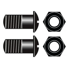Felco Nut + bolt set for model 61/62/630/640 pruning saws - Genuine Felco parts