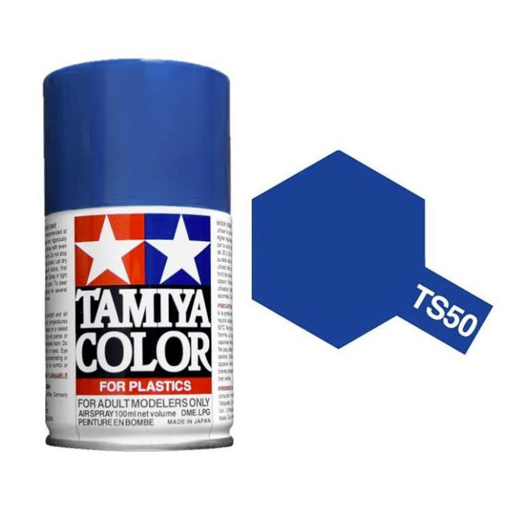 TAMIYA TS-50 Mica Blue 100ml Plastic Model Kit Spray Paint 85050