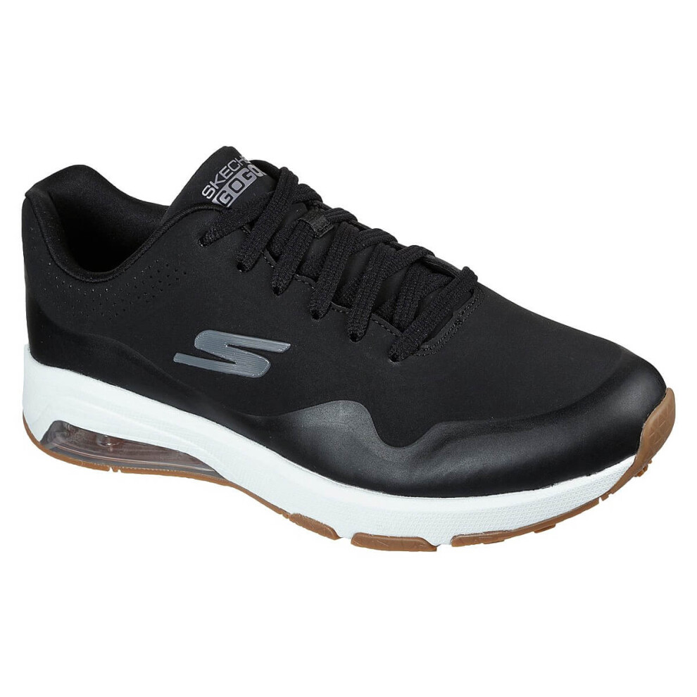 (UK 10, Black/Gold) Skechers 2021 Go Golf Skech-Air -DOS Breathable Spikeless Golf Shoes