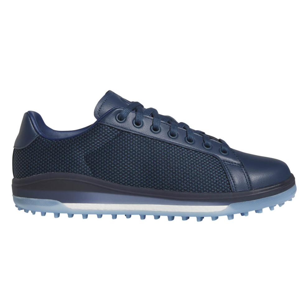 (UK 10, Crew Navy/Navy/Blue Fusion) adidas Golf Mens Go-To Spikeless Recycled Material Casual Golf Shoes