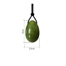 (secondary) Natural South Jade Yoni Egg Jade Egg Lady Kegel Fitness Apparatus Vaginal Muscle Tightening Ball Jade Massager Kegel Egg