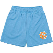 (Sky blue, M) Eric Emanuel Ee Basic Short New York City Skyline 2023 Summer Casual Shorts Fitness Sweatpants Gym Workout Mesh Sport Shorts Men