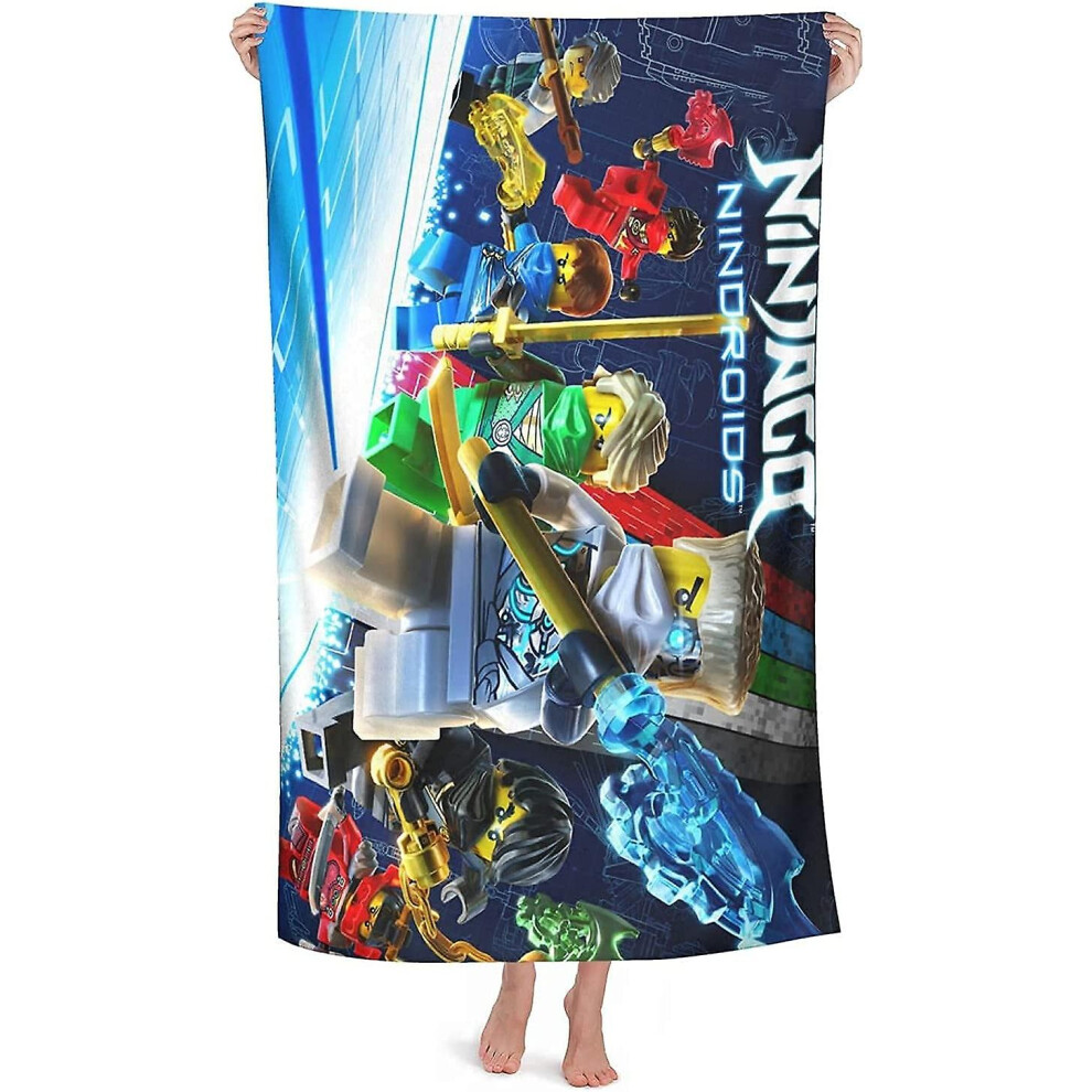 Ninjago Microfibre Bath Towel Quick Drying Large Towel Super Soft Absorbentfor Bathroom Beach Travel Swimming Pool