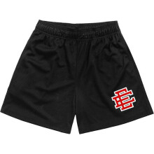 (black, M) Eric Emanuel Ee Basic Short New York City Skyline 2023 Summer Casual Shorts Fitness Sweatpants Gym Workout Mesh Sport Shorts Men