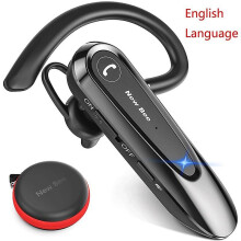 (B45 English Black) New Bee B45 Bluetooth Earphones 5.0 Headset Wireless Headphones With Dual Mics Cvc8.0 Hands-free Earpiece For Driving/business Headphones