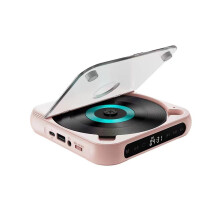 Portable Cd Player Bluetooth Speaker,led Screen, Stereo Player, Wall Mountable Cd Music Player With