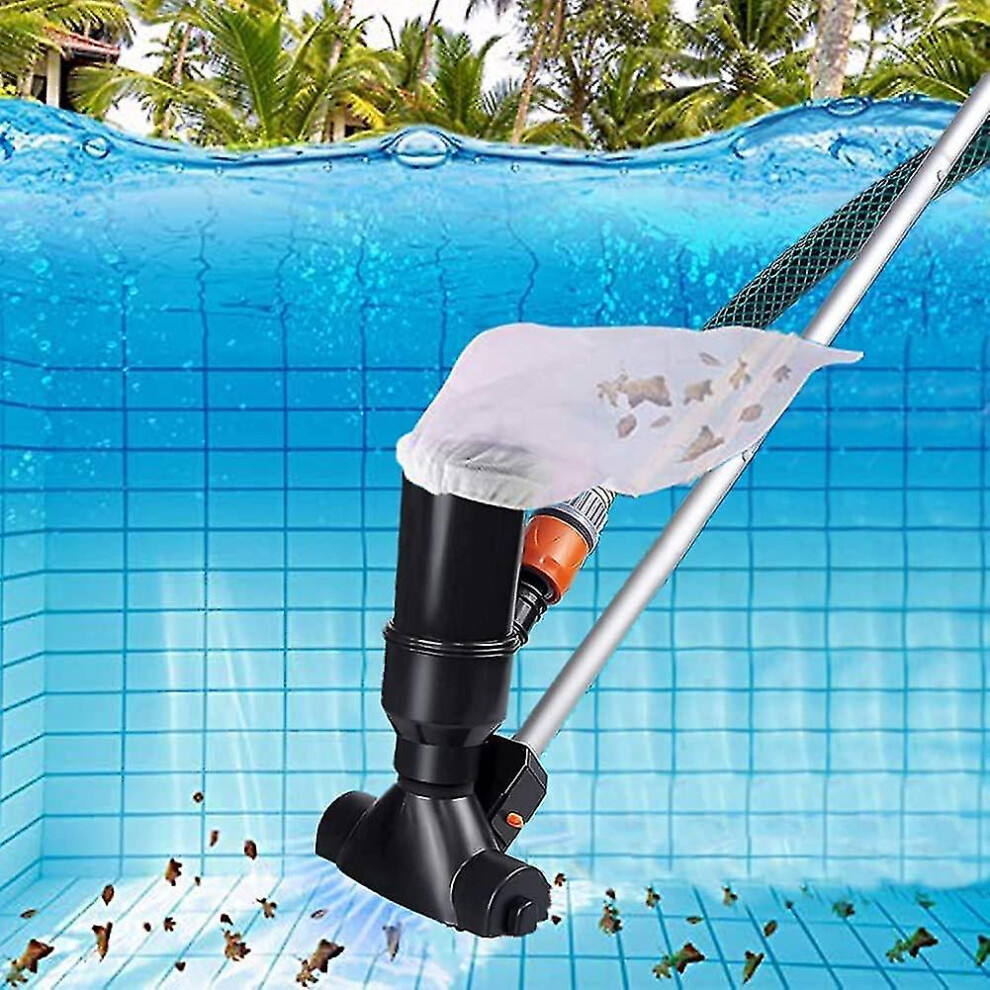 Portable Pool Vacuum Cleaner For Above Ground Pools, Spa, Fountain, Ho