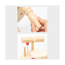 Drum Set For Kids Musical Toys Kids Musical Instruments Sensory Toys Kids Drum Percussion Instruments Set Wooden Toy