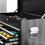 Homcom HOMCOM Rolling Tool Chest Lockable Roller Cabinet with with 14 Drawers Black 8