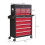 Homcom HOMCOM Rolling Tool Chest Lockable Roller Cabinet with with 14 Drawers Red 2