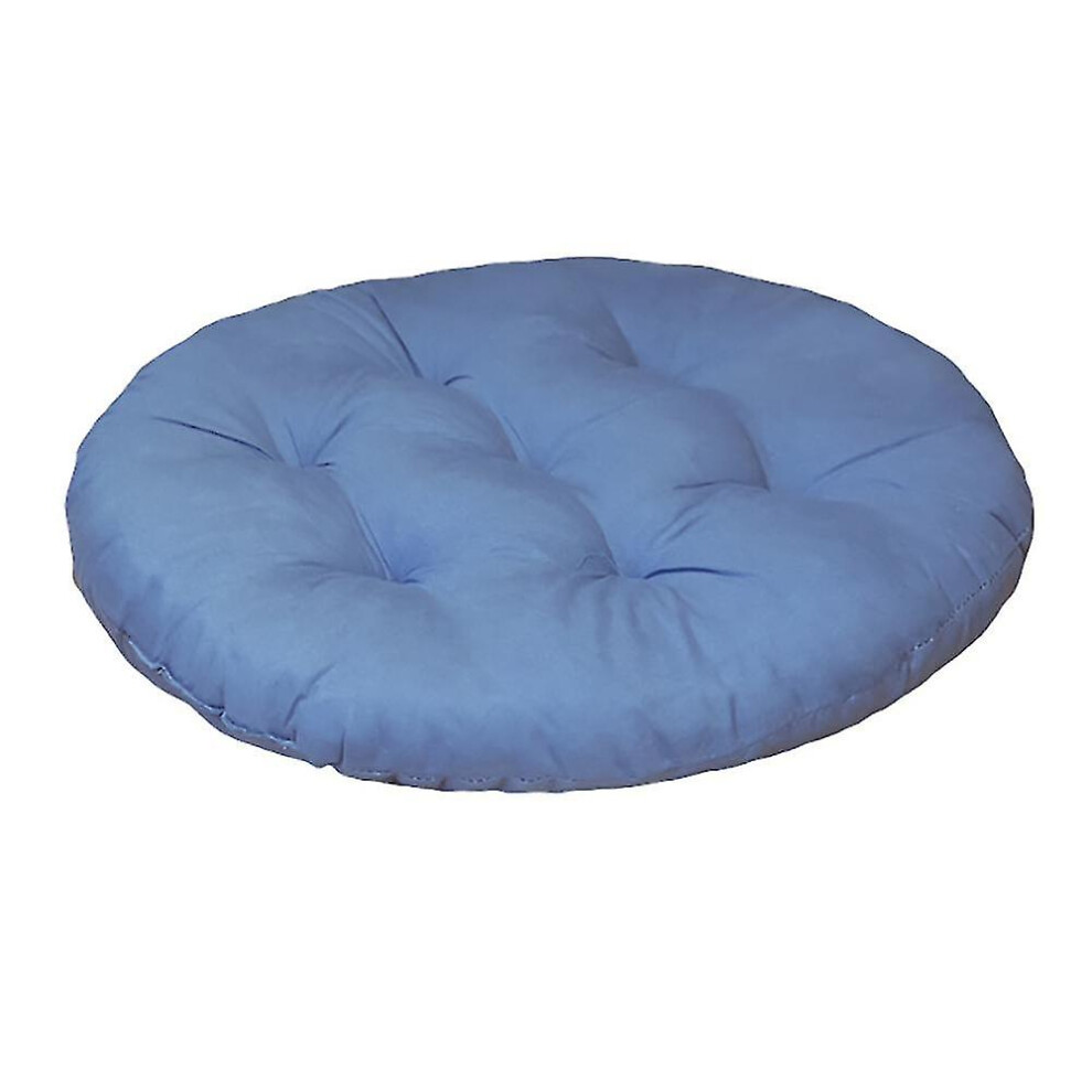 Seat Cushion Round  40 Cm (2 Pcs.) - Comfortable Chair Cushion - Round Orthopedic Seat Pad - (blue, Set Of 2 -  40cm)