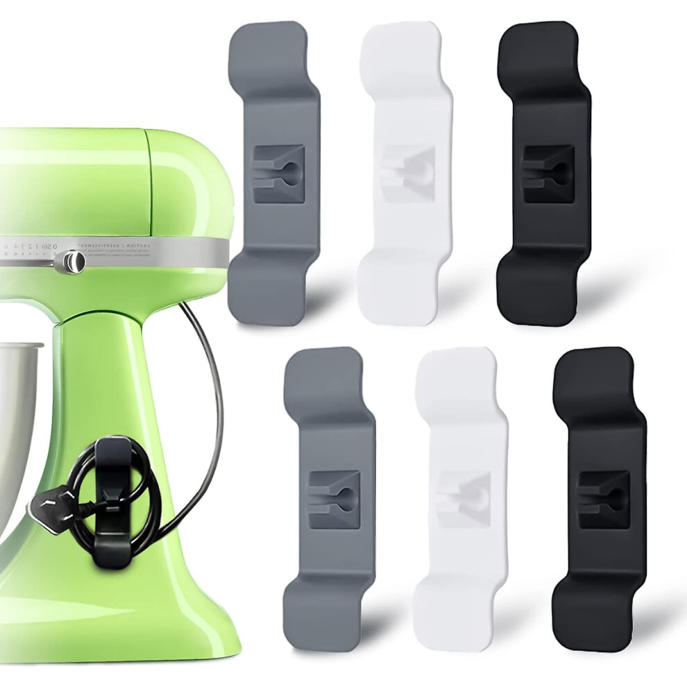 Set Of 6 Cable Organizer, Cable Management Winder, Cord Winder, Cable Holder Winder For Kitchen Appliances, Practical Kitchen Helper